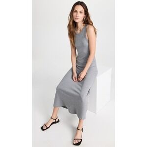 AYR The Rib Dress Gray Sleeveless Maxi Tank dress‎ size L